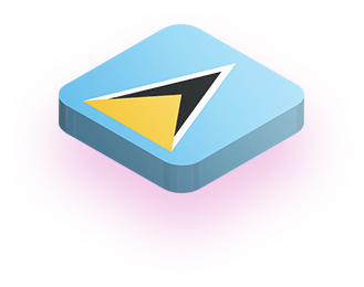 Image of Saint Lucia flag